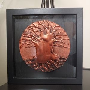 Handcrafted / Mixed Media / Copper Tree of Life(C)